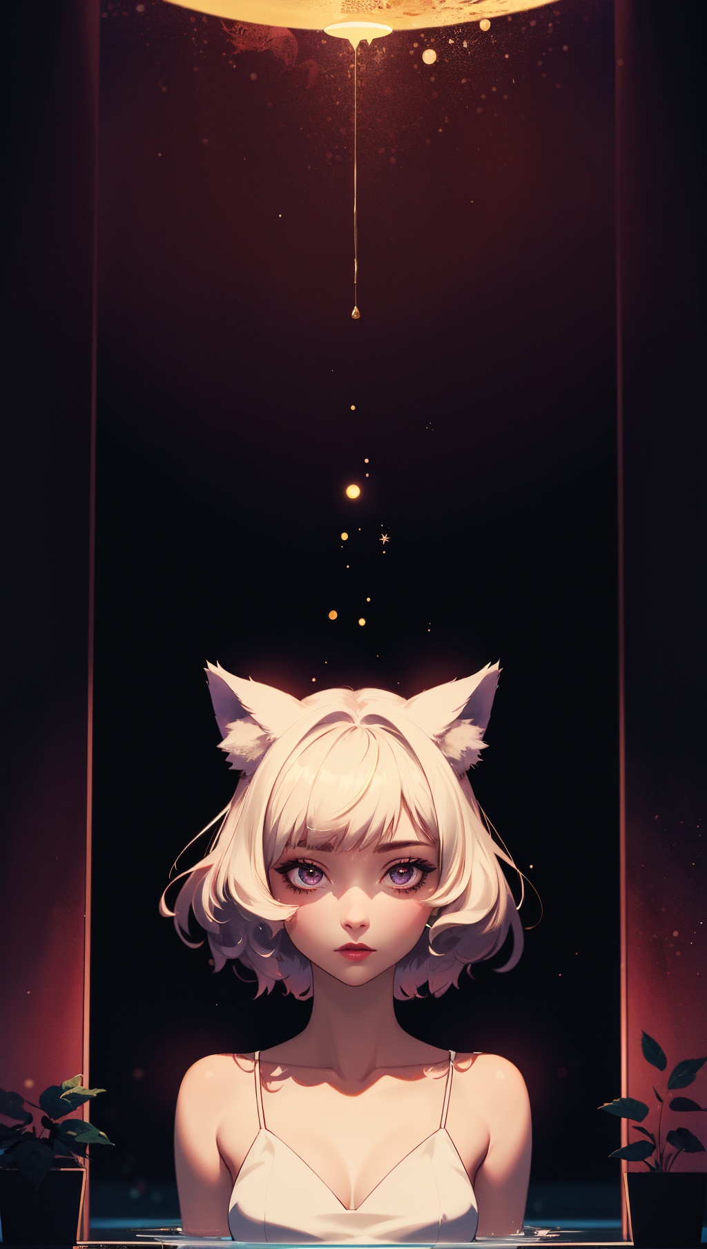 mythical doorway,  1girl,  (gold eyes) on Tensor.Art