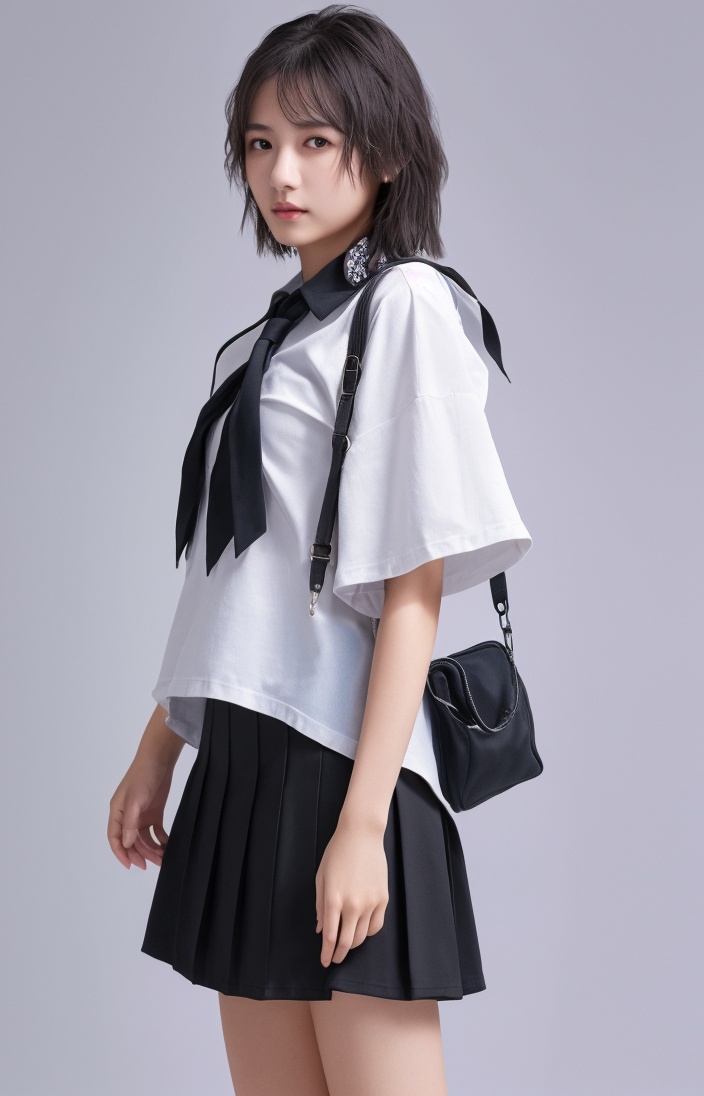 mix4,ulzzang-6500-v1.1,pureerosface_v1,1girl,beautiful vintage color,instagram (photorealistic, high resolution:1.4),((puffy eyes)),looking at viewer,full body (8k, RAW photo, best quality, masterpiece:1.2),(realistic, photo-realistic:1.37),(sharp focus:1.2),professional lighting,photon mapping,radiosity,physically-based rendering,(pale skin:1.2),nsfw,small breasts,nipples,looking at viewer,middle hair,portrait,purple eyes,wet clothes(sliver hair:1.1),bangs,(simple background:1.4),solo,upper body,white background,realistic,(masterpiece:1.4),(best quality:1.4),(shiny skin),makeup,red lips,blackshirt short sleeve,black pencil short skirt,black tight skirt,school,unifromFull body photo,