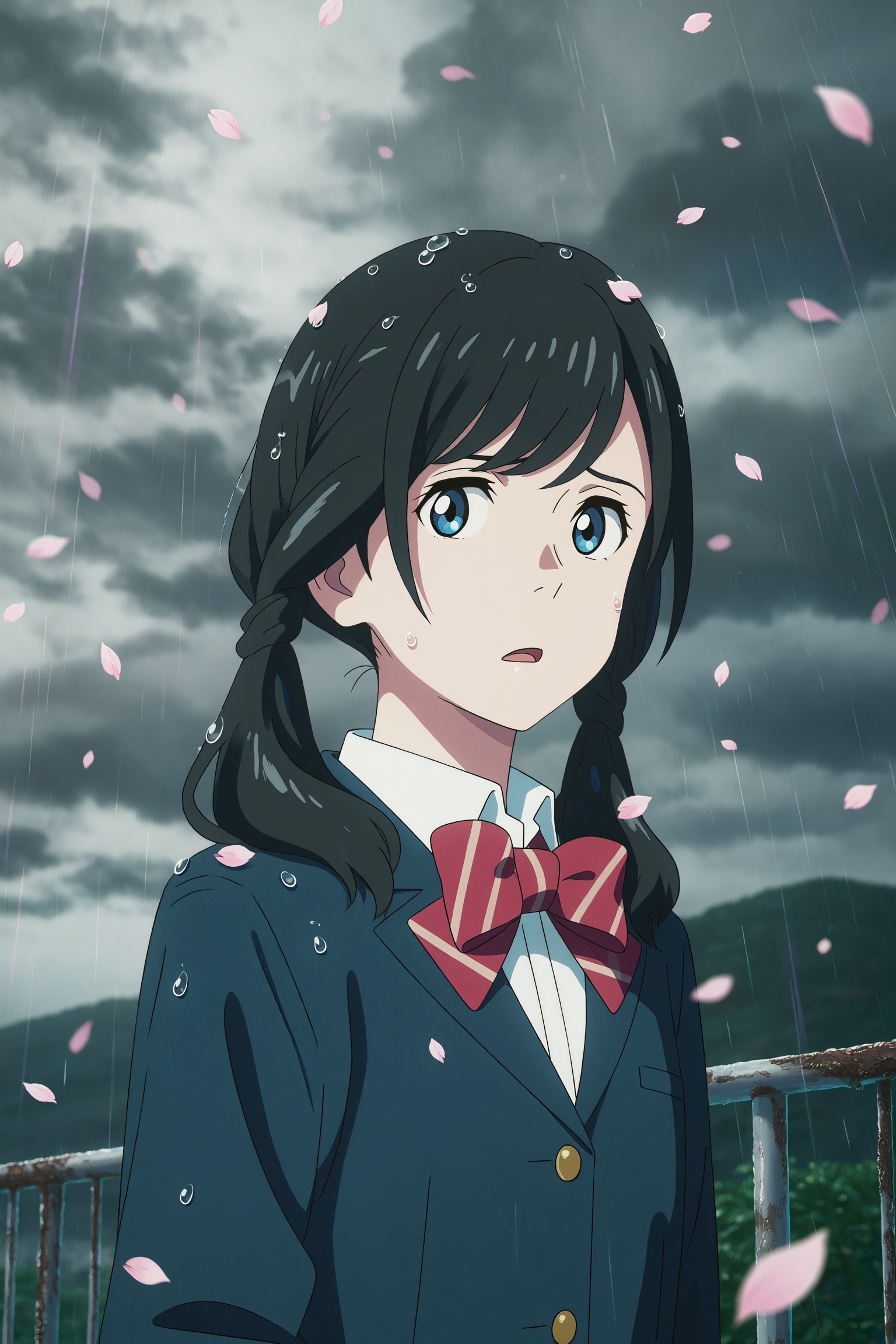 Shinkai Makoto Style,  Weathering With You Style,  Amano Hina on Tensor.Art