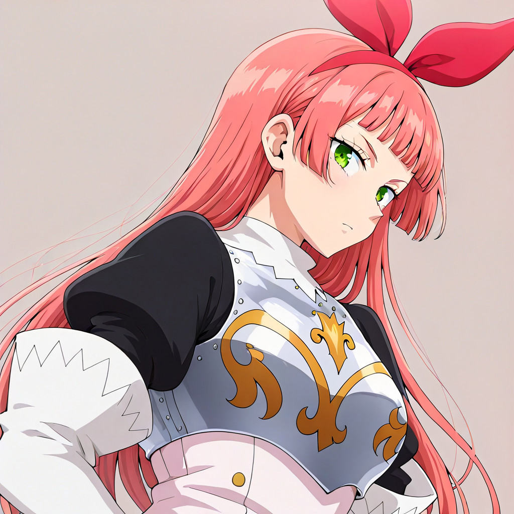 isolde_fka,  pink hair,  long hair on Tensor.Art
