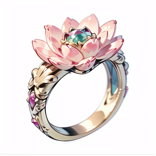 Game icon,enhanced edges,ink edges,still life,no humans,Ring,white background,simple background,pokemon \(creature\),artist name,flower,pink flower,shiny,(((Exquisite details))),8k,(((HD))),whole body,white_background,<lora:huanqing_shuimotubiao_v4:0.8>,