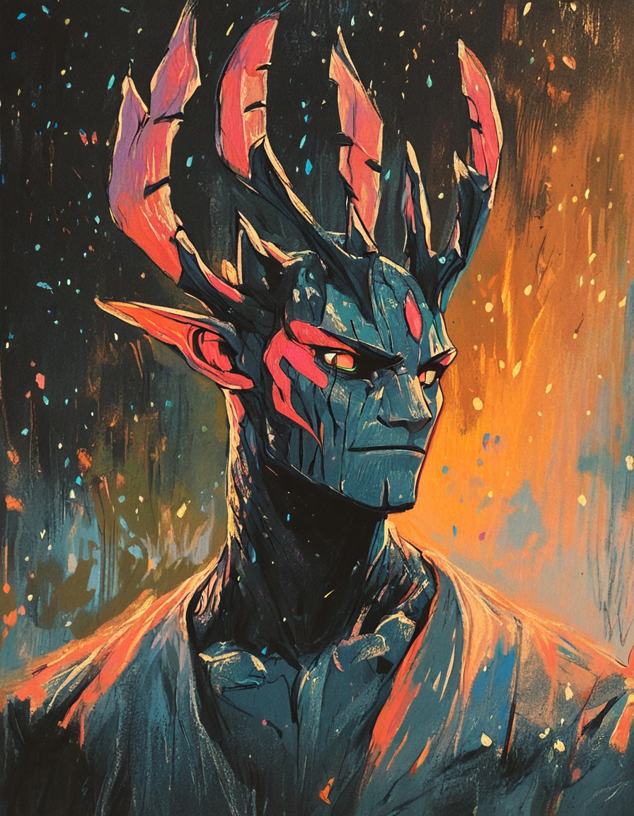 xerneas pokemon ncpy13 style pastels drawing ,  score_9,  score_8_up on Tensor.Art