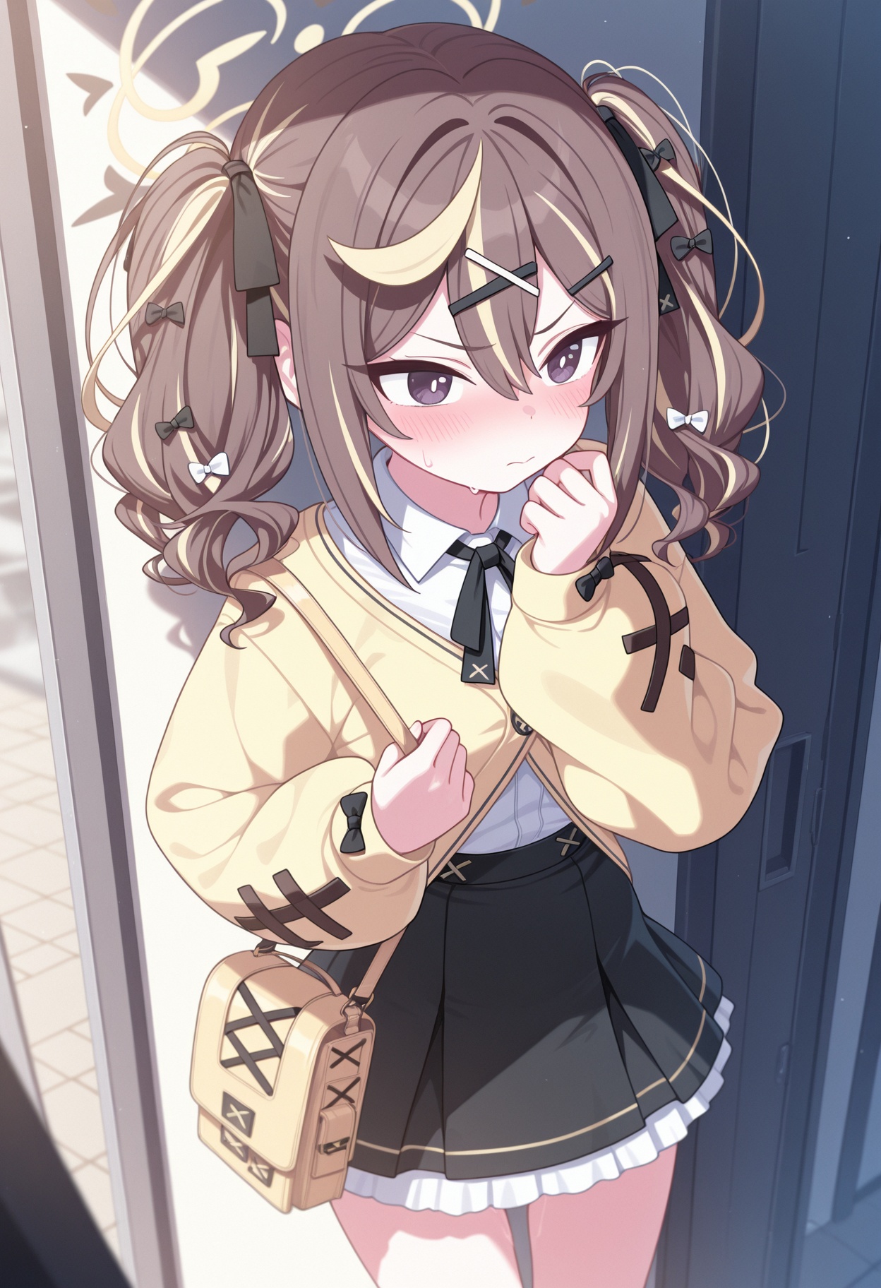 1girl,  rena \(blue archive\),  school uniform on Tensor.Art