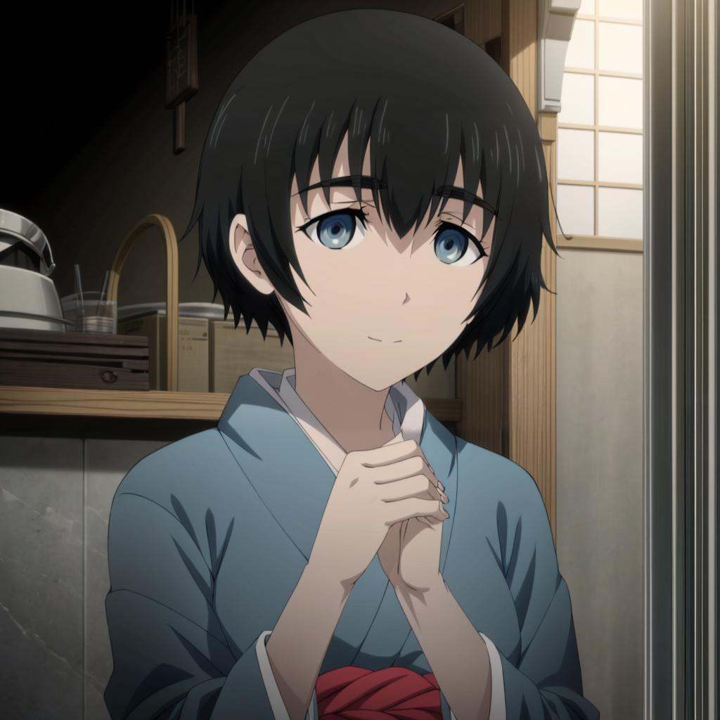 Mayurizero,  1girl,  black hair on Tensor.Art