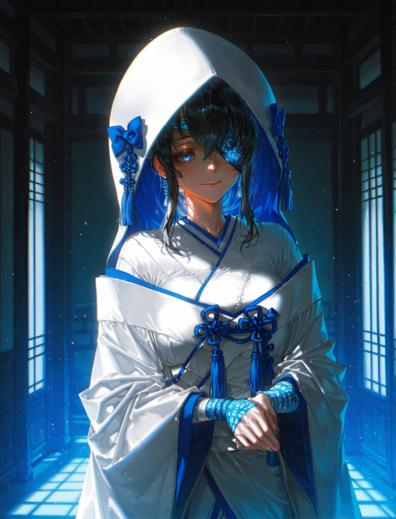 chromatic aberration,  color contrast,  cold colors on Tensor.Art