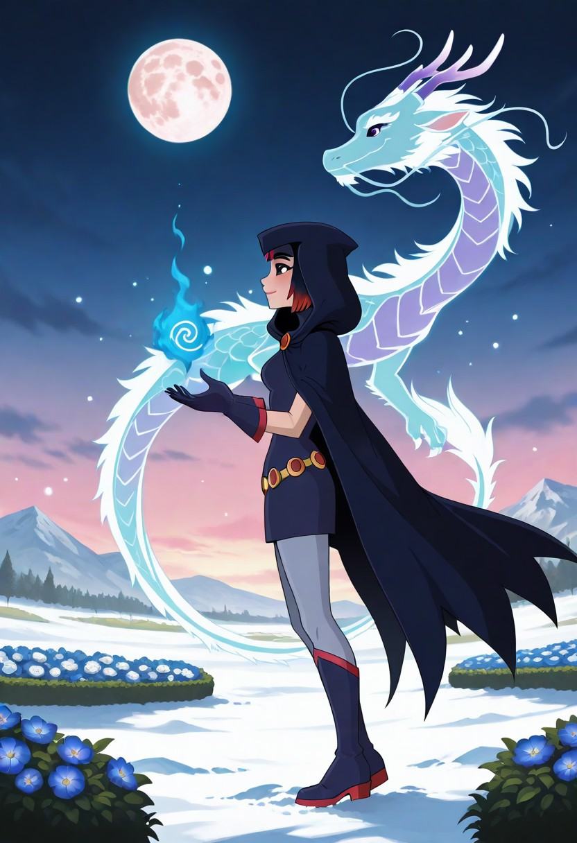 masterpiece,  beautiful,  Raven on Tensor.Art