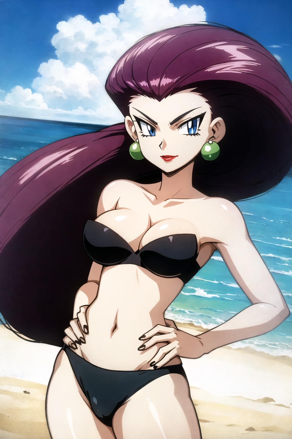 1girl,  jessie (pokemon),  1girl on Tensor.Art