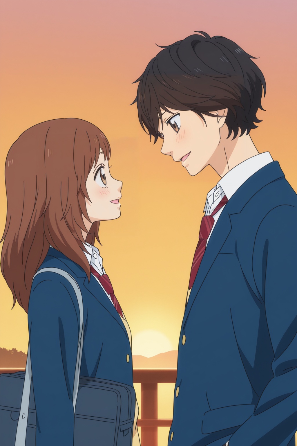 AoHaruRide,  1girl,  1boy on Tensor.Art