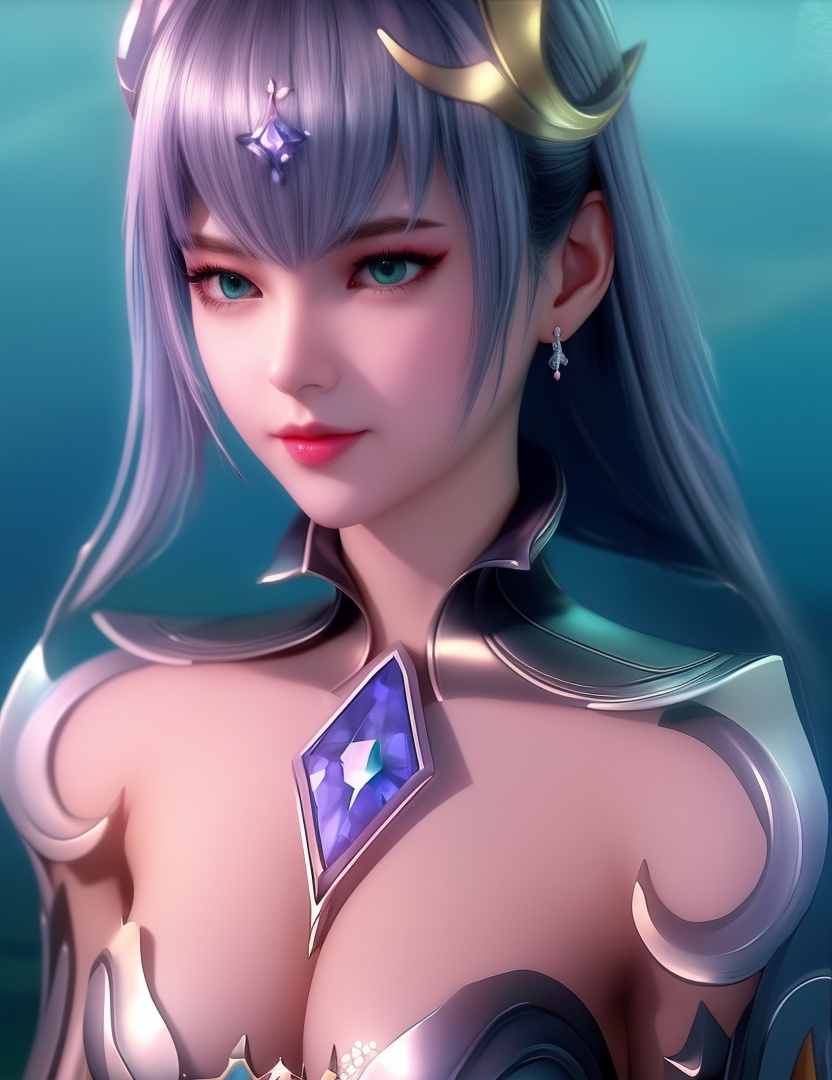 <lora:532-DA-斗罗大陆-叶泠泠:0.8>(,1girl, ,best quality, ),looking at viewer,masterpiece, ((((, solo,  , ,solo focus, ,underwater, )))) ,ultra realistic 8k cg,   clean, masterpiece,     cinematic lighting, cinematic bloom,  (( , )),, , unreal, science fiction, luxury, jewelry, diamond, gold, pearl, gem, sapphire, ruby, emerald, intricate detail, delicate pattern, charming, alluring, seductive, erotic, enchanting, hair ornament, necklace, earrings, bracelet, armlet,,(cleavage),