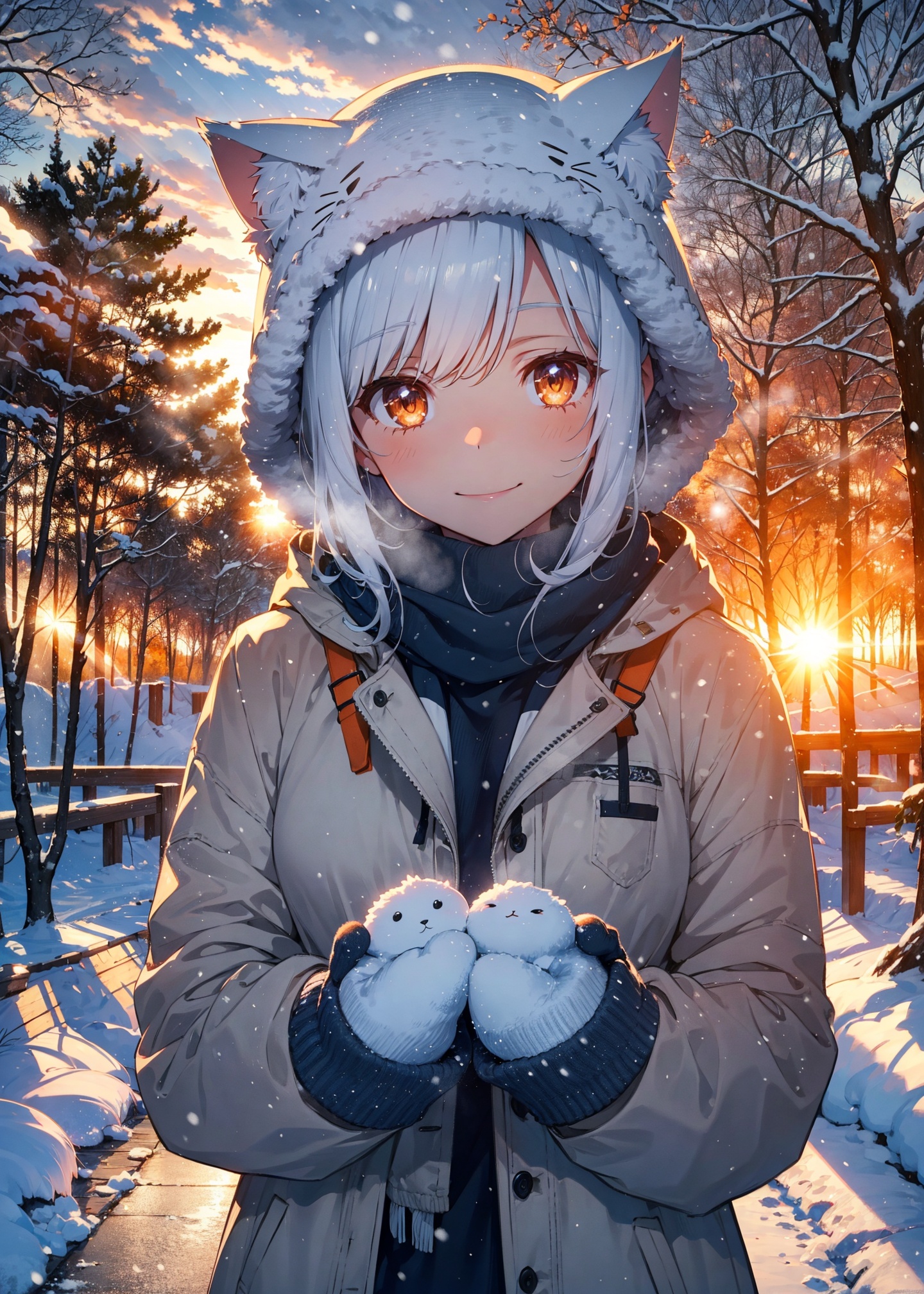 1girl,  winter clothes,  detailed clothes on Tensor.Art