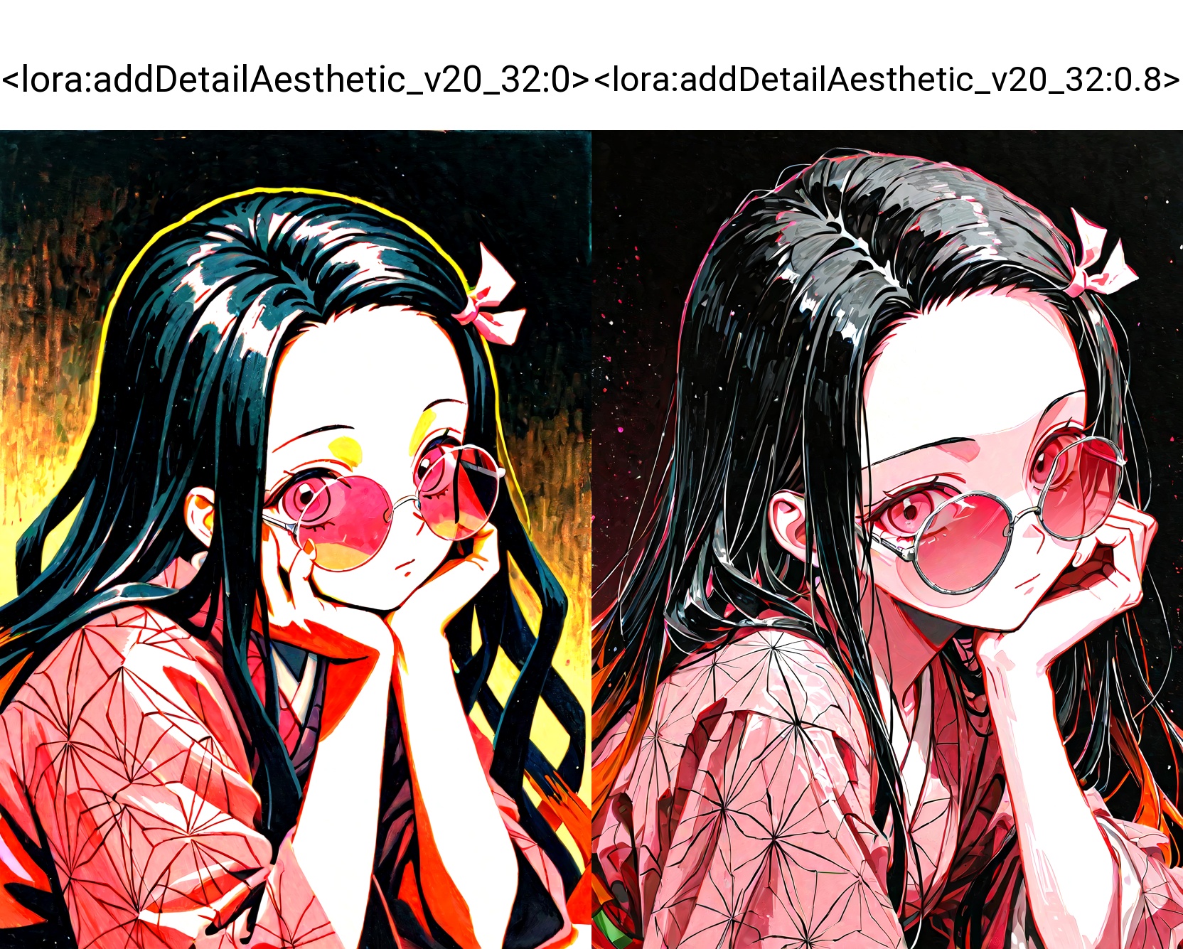 1girl,  kamado nezuko,  long hair on Tensor.Art
