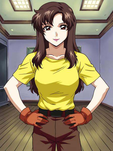 Murrue,  1girl,  brown hair on Tensor.Art