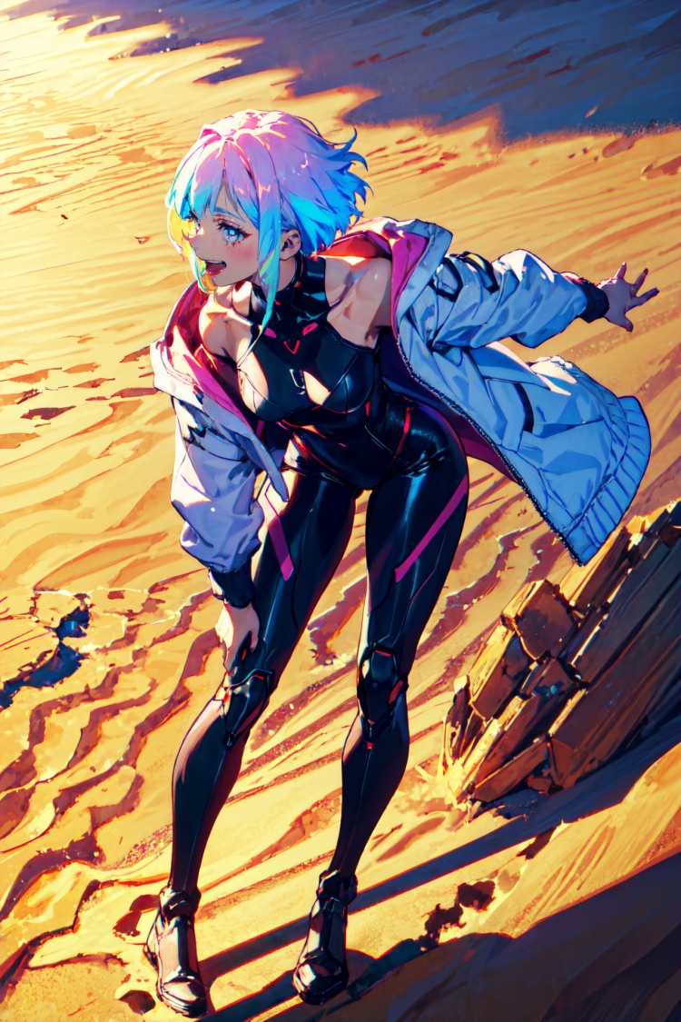 露西_ルキナ・クシナダ_LucynaKushinada_赛博朋克边缘行者 by 晨雨秋林 on Tensor.Art
