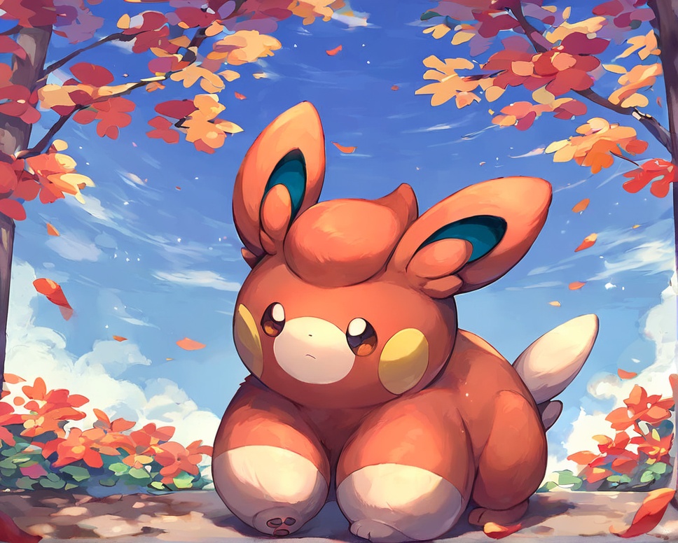 Masterpiece,high quality,full body,pokemon \(creature)\,solo,no humans,pawmi,no humans,pokemon \(creature\),solo,outdoors,closed mouth,day,sky,brown eyes,score_9,score_8 up,closed eyes,sleeping,<lora:pawmi XL:0.8>,