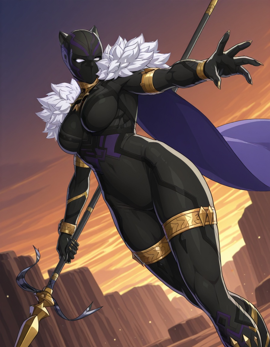 1girl,  shuri,  bodysuit on Tensor.Art
