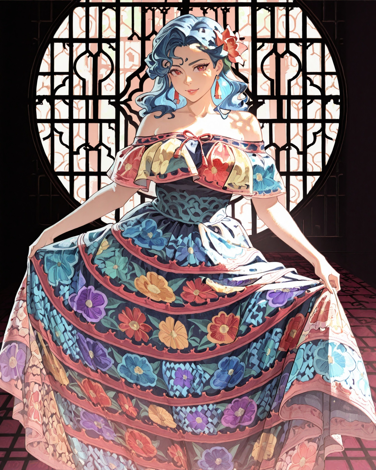 1girl,  chiapas,  chiapas dress on Tensor.Art