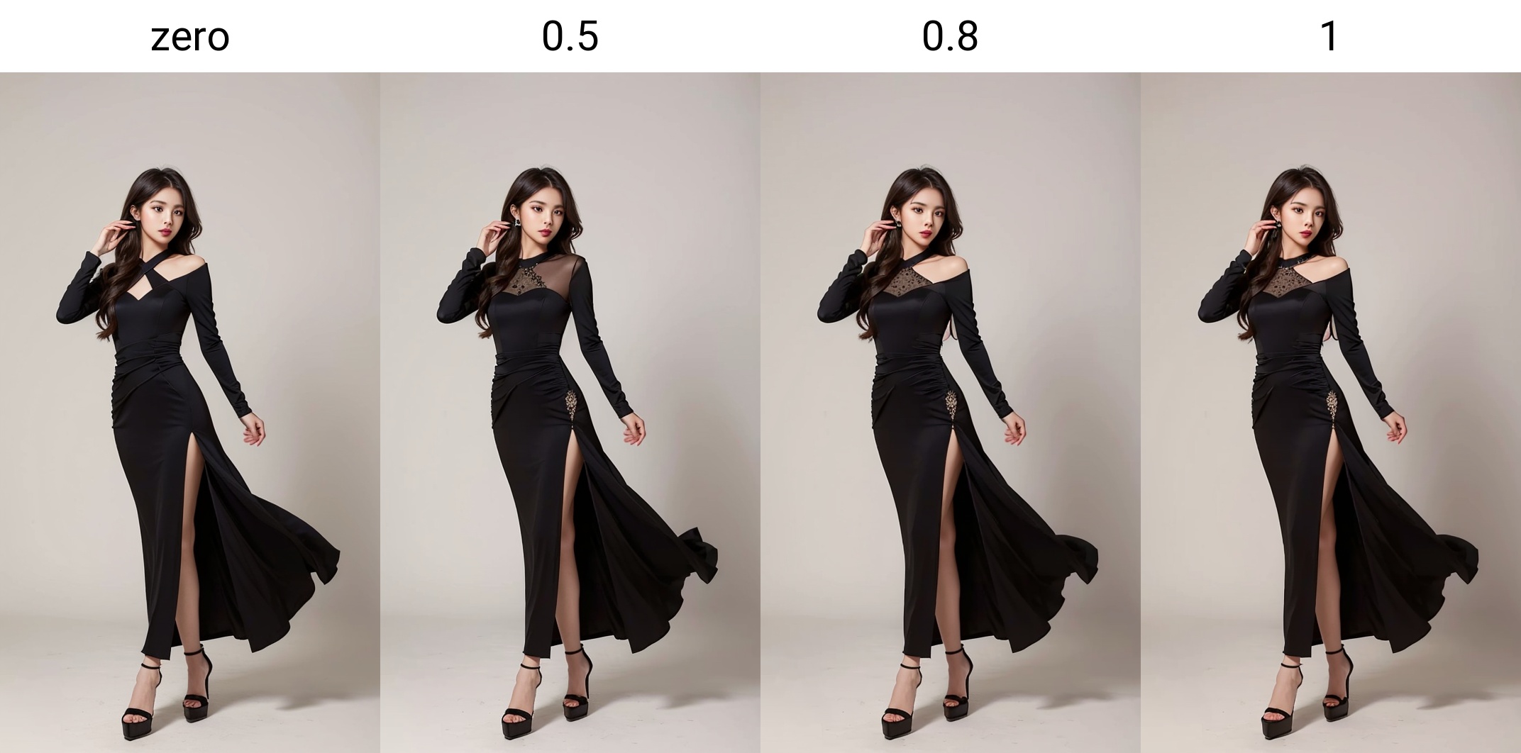 1girl,black evening dress,white_background,<lora:vve:zero>,