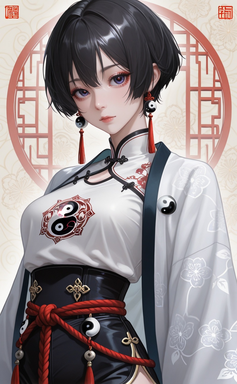 Solo,  lazypos 1female,  enchanting eyes by 江湖人称三脚猫 on Tensor.Art
