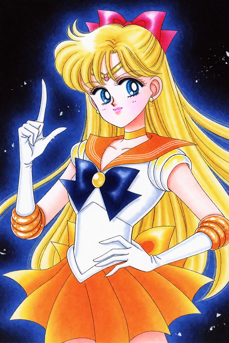 Takeuchi Naoko Style,  1girl,  sailor venus on Tensor.Art
