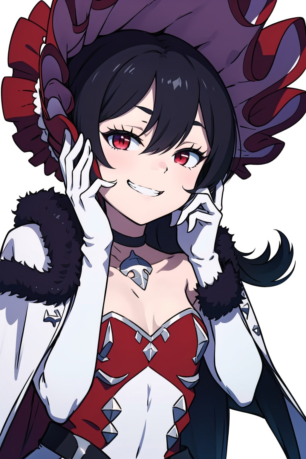 ilya,  small breasts,  red eyes on Tensor.Art