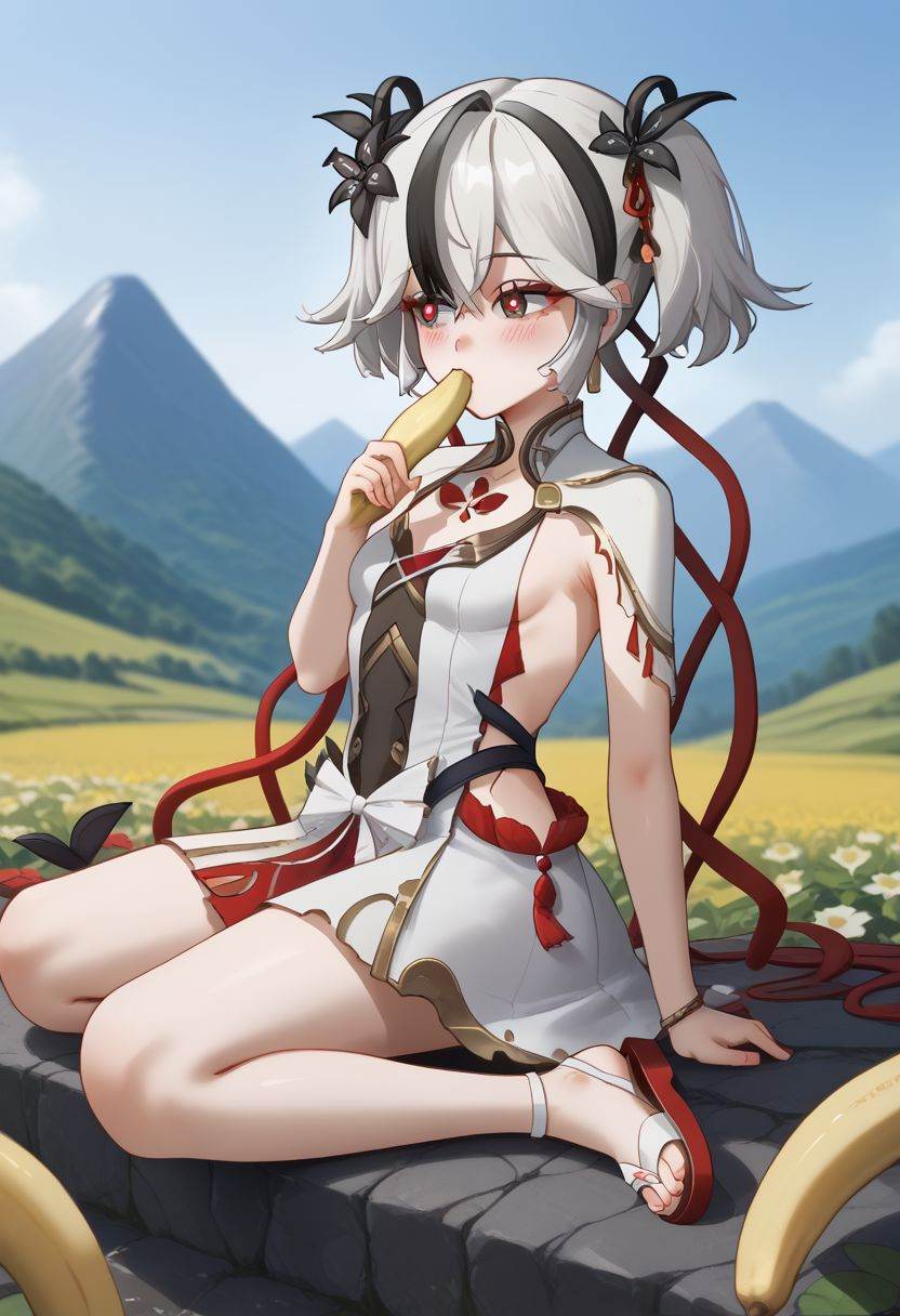 1girl,  solo,  blush on Tensor.Art
