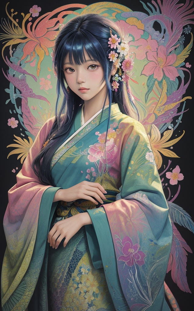 Zen painting illustration,  anime art style,  masterpiece on Tensor.Art