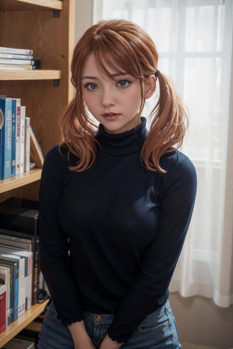 RihoCT,  twintails,  cowbot shot on Tensor.Art