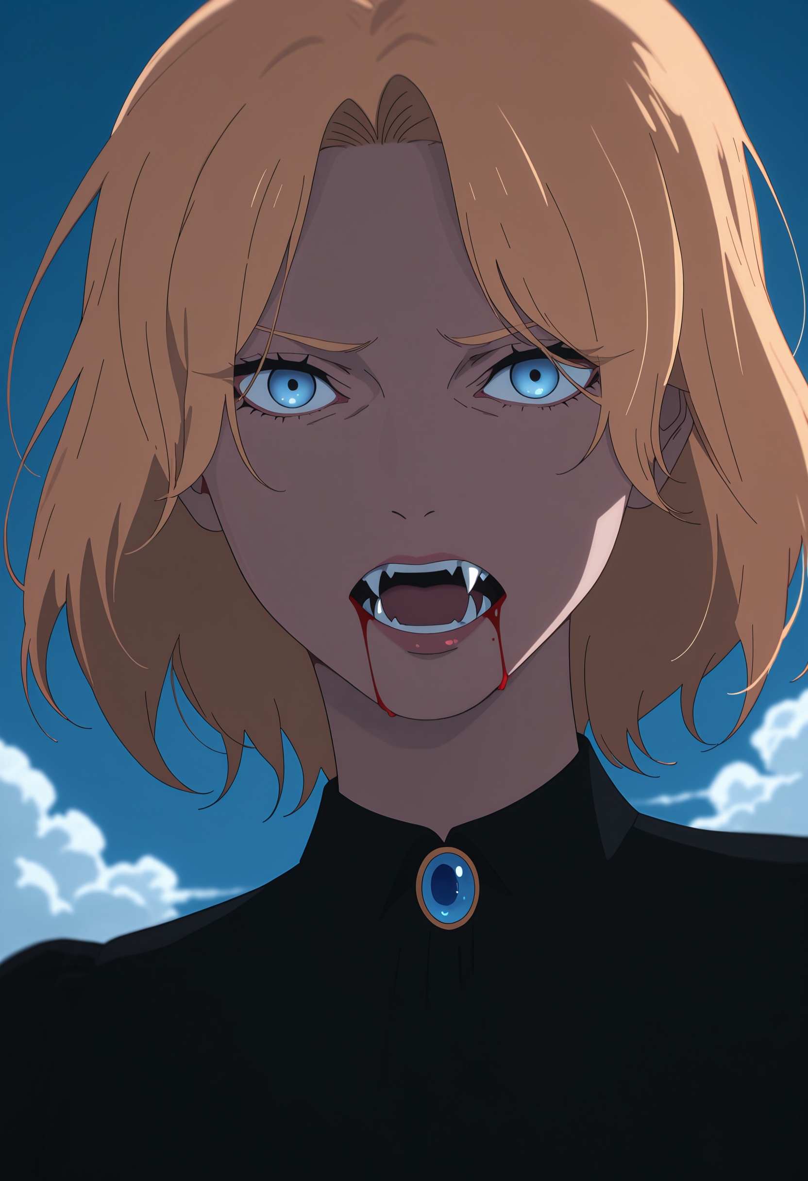 trcvilf,  blonde hair,  blue eyes on Tensor.Art