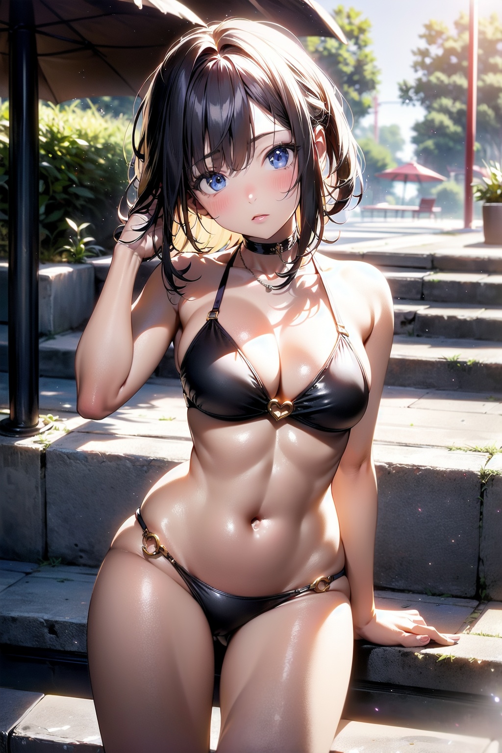 apstyle31girl,  bikini,  beach on Tensor.Art