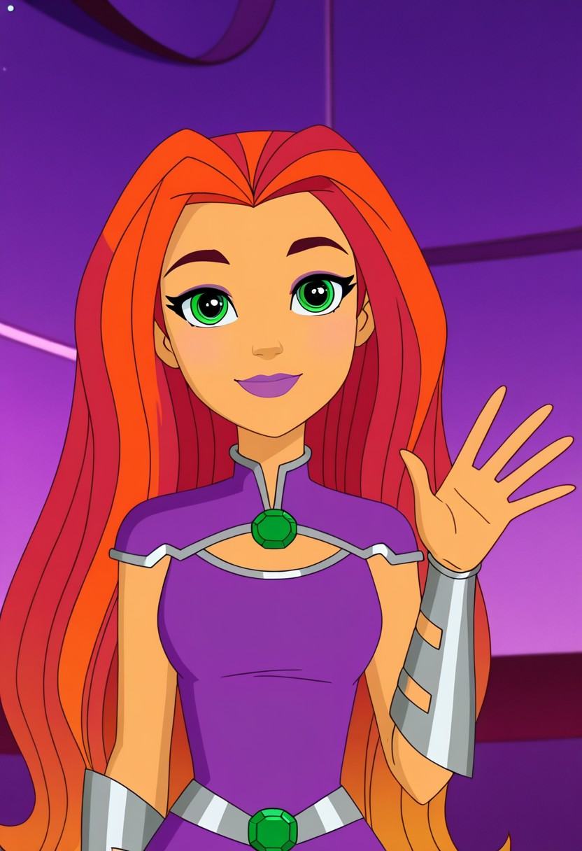 Starfire,  solo,  female on Tensor.Art
