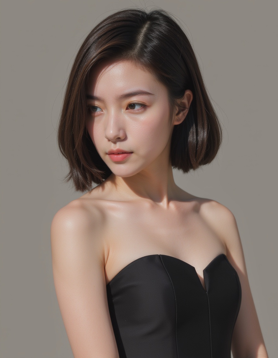 1girl,realistic,photorealistic,portrait,dress,