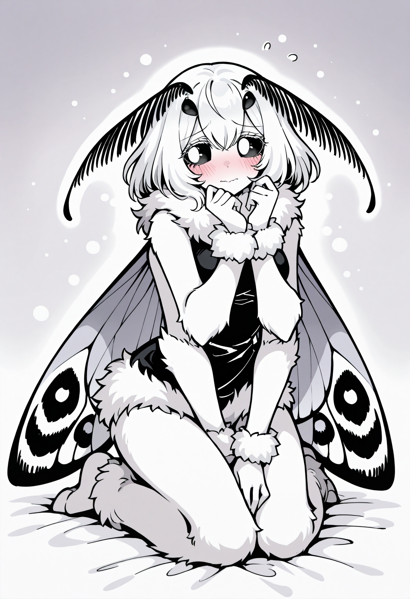 moth,  solo,  antennae on Tensor.Art