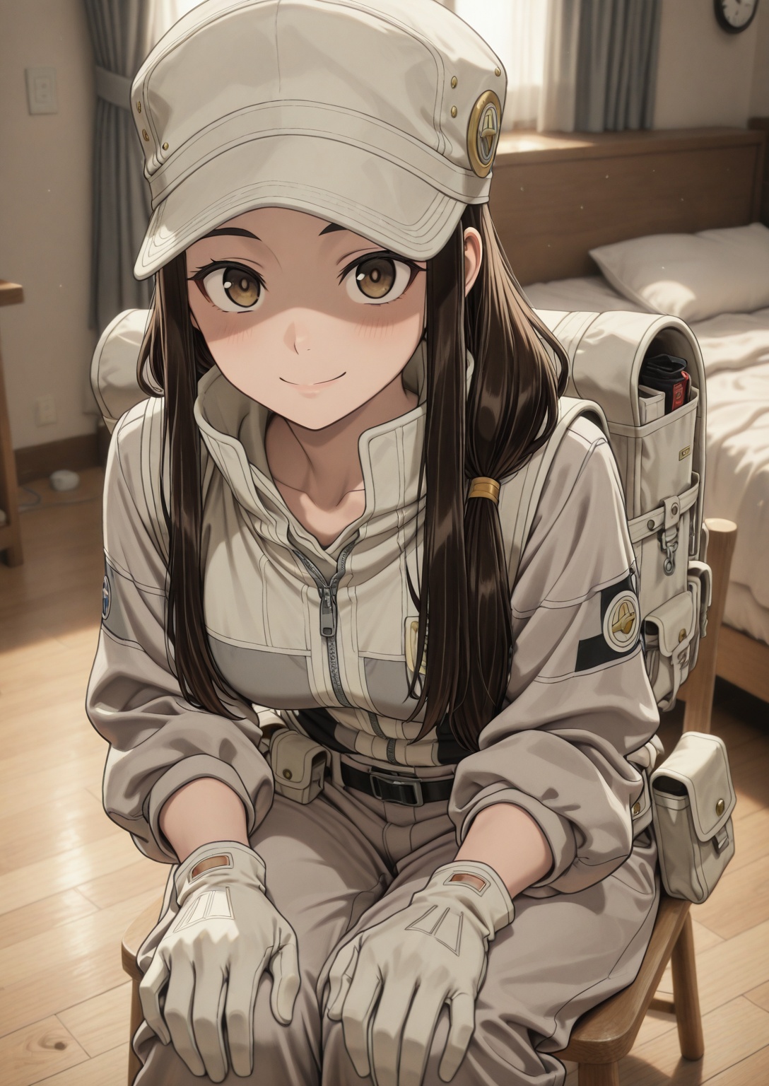 "1girl,  solo,  bedroom on Tensor.Art