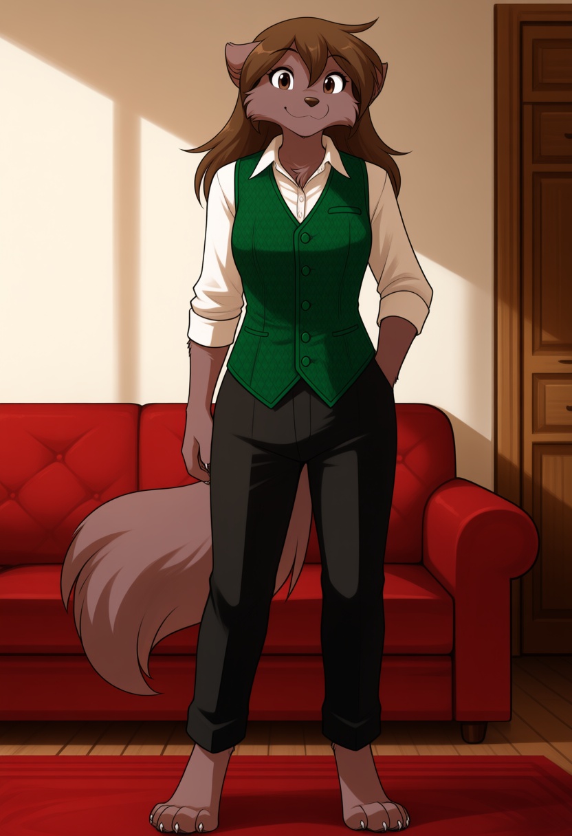 natani_twokinds,  anthro wolf,  furry anthro on Tensor.Art