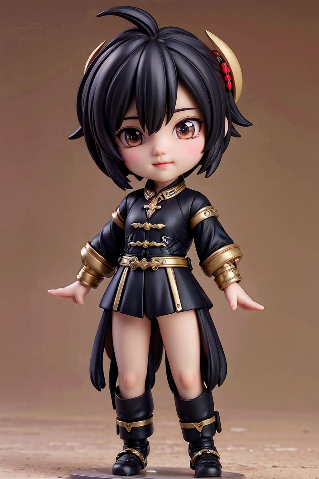 boy,black hair,full body,arms at sides,chinese clothes,