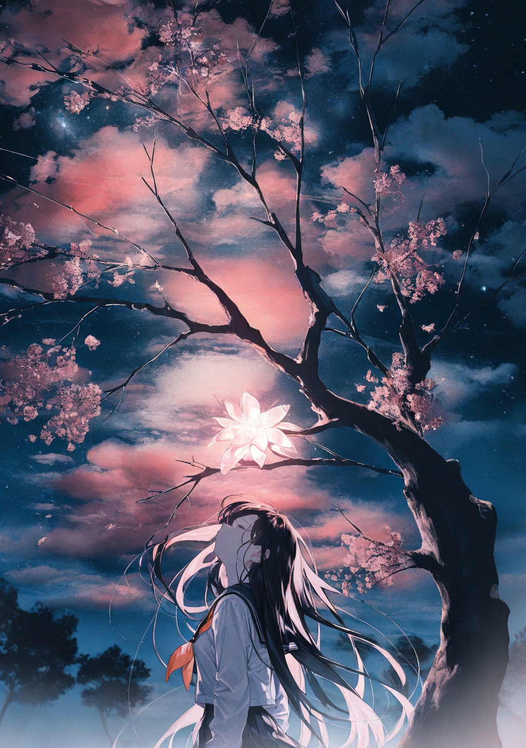 1girl,  closed eyes,  cloud on Tensor.Art