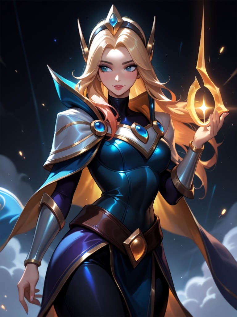 1girl,  lux (league of legends),  general on Tensor.Art