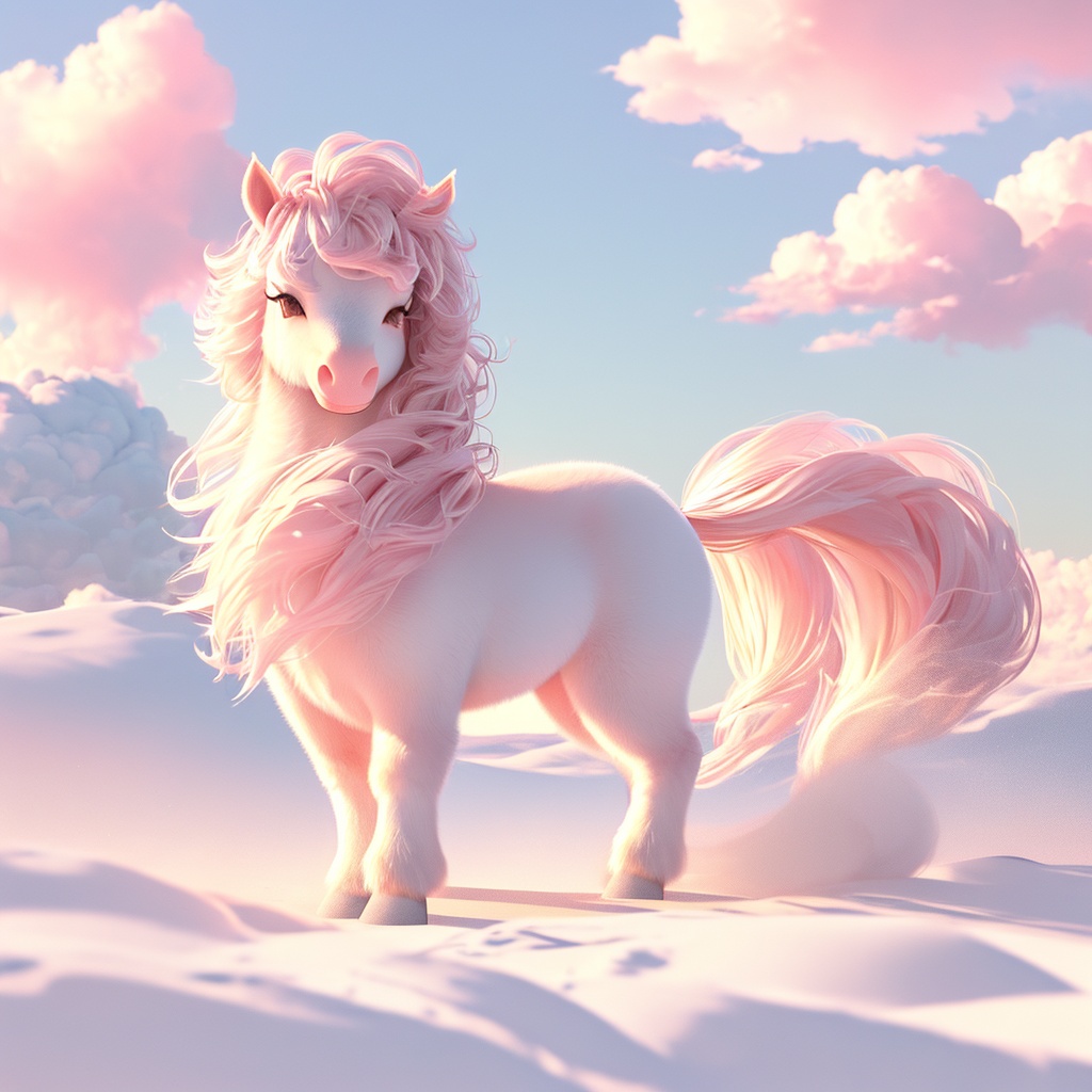 wuma, pony, whiskers, cute, cc-color-correction, mf-movie-filter, warm colors, whimsy and dramatic lighting, white fur, soft lighting, fluffy, pony focus, no humans, cloud, outdoors, sky, full body, realistic, standing, closed mouth,<lora:wuma_v1:0.8>,