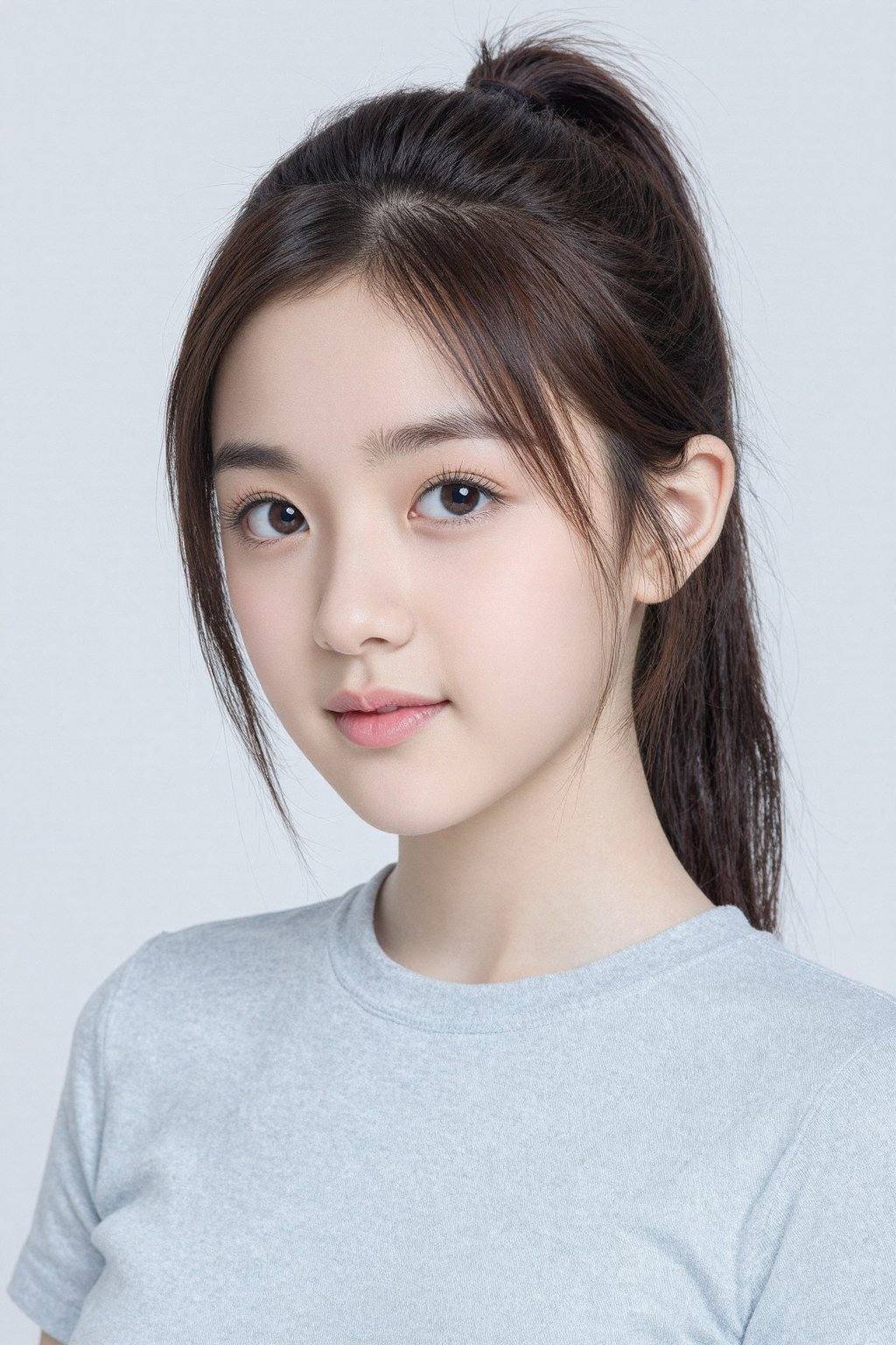 This is a high-resolution photograph featuring a young woman by 天TIN on Tensor.Art