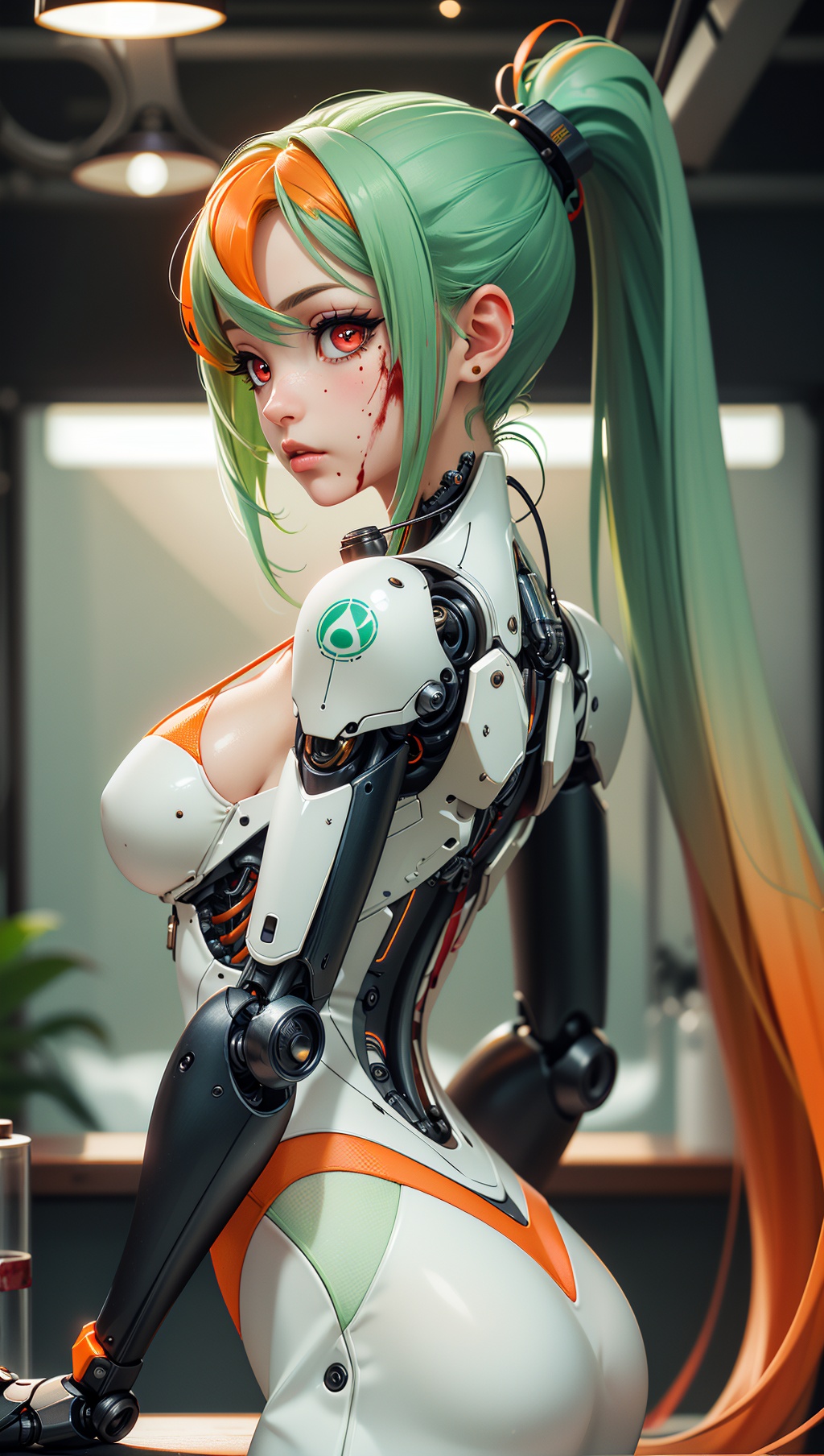 SFW,  1girl,  medium-angle full length picture of a gorgeous ((((Absurdly Long Hair on Tensor.Art