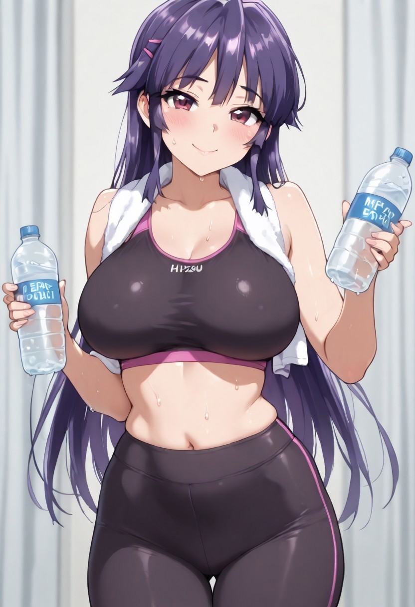 chizuru,  purple hair,  long hair on Tensor.Art
