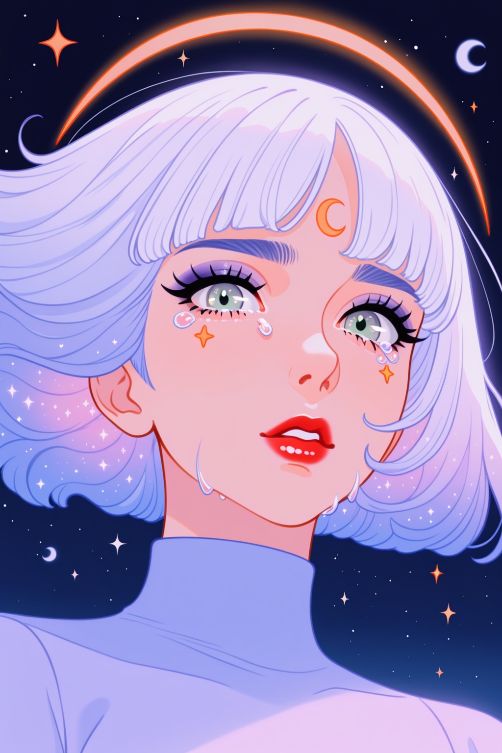 1girl,  solo,  pink hair on Tensor.Art