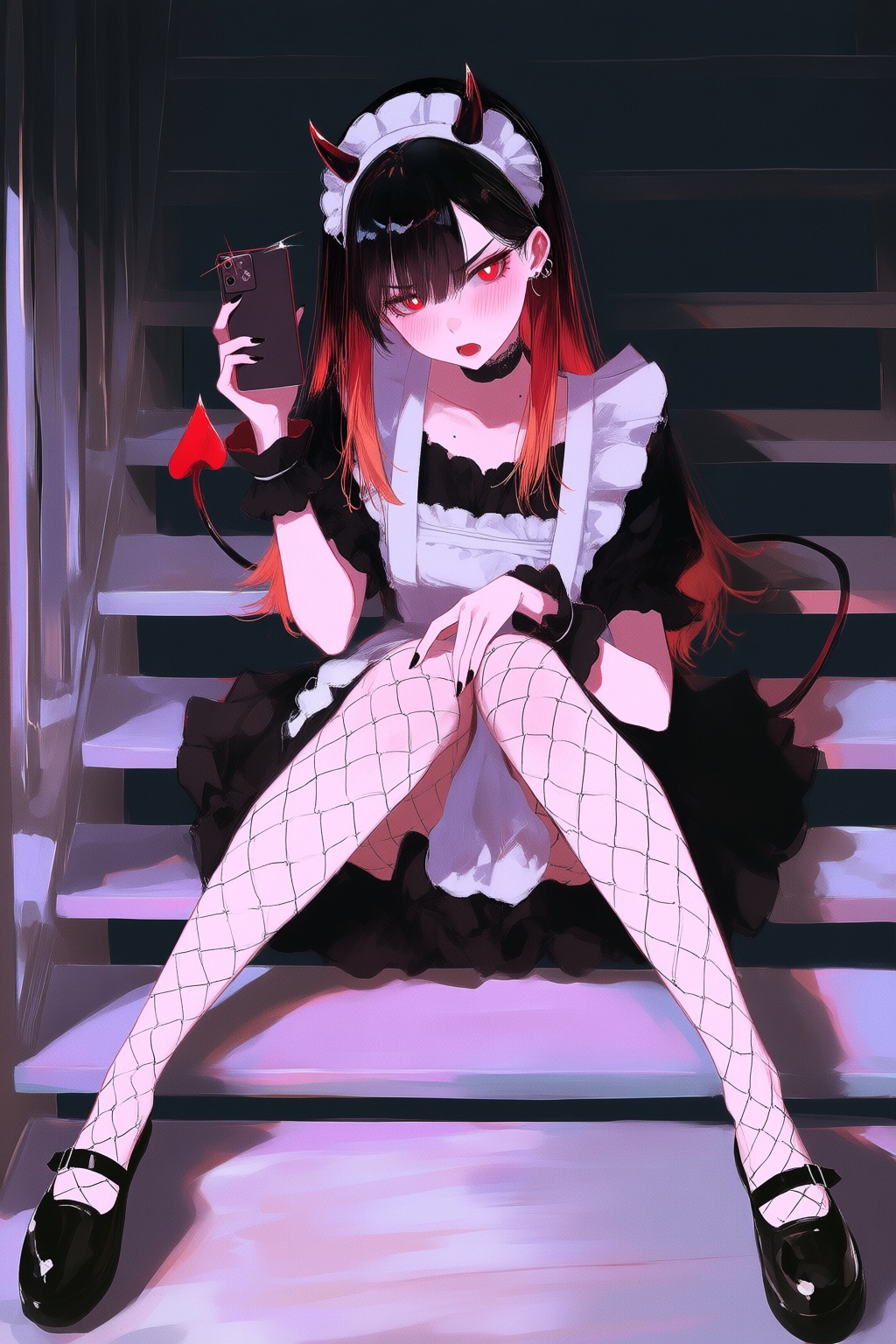 1girl,  blush,  bright pupils on Tensor.Art
