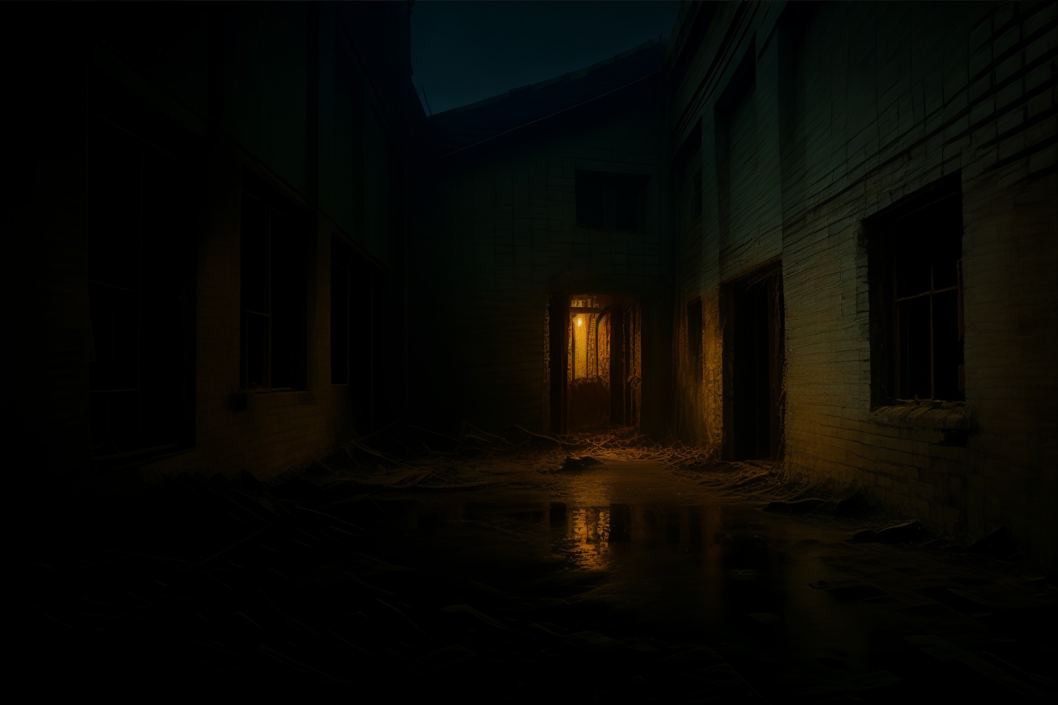 no humans,  night,  dark on Tensor.Art