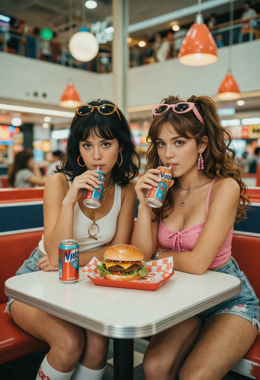 vintage 80s style analogue photo 1girl,  ,  1girl on Tensor.Art