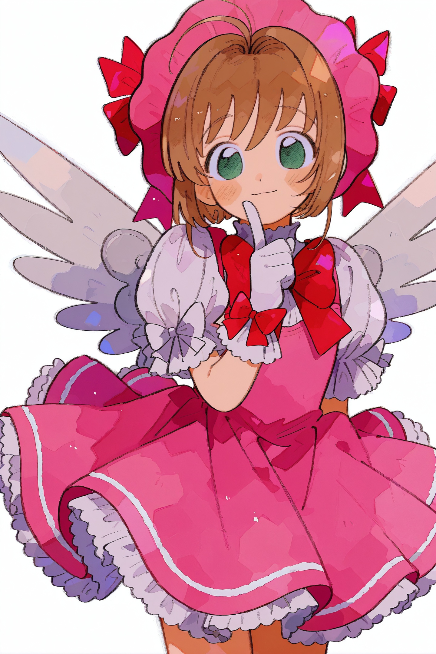 zettai22 Style,  1girl,  kinomoto sakura on Tensor.Art