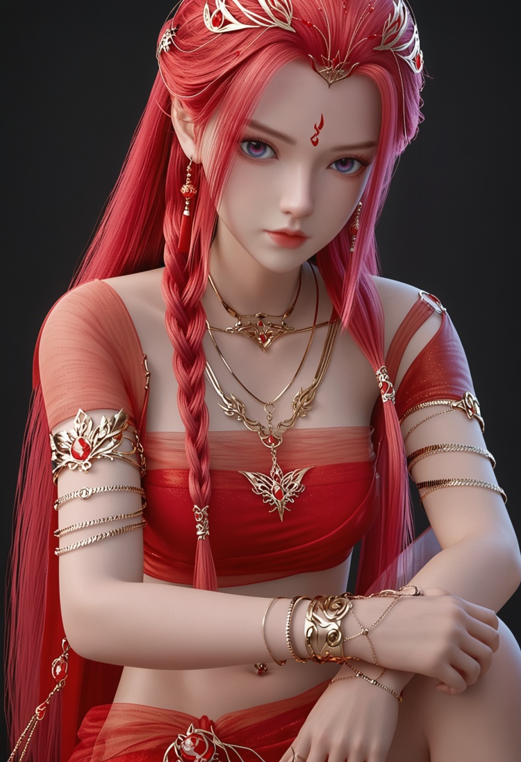 茉莉逆天邪神感觉不太稳定-国漫-pony by 云落 on Tensor.Art