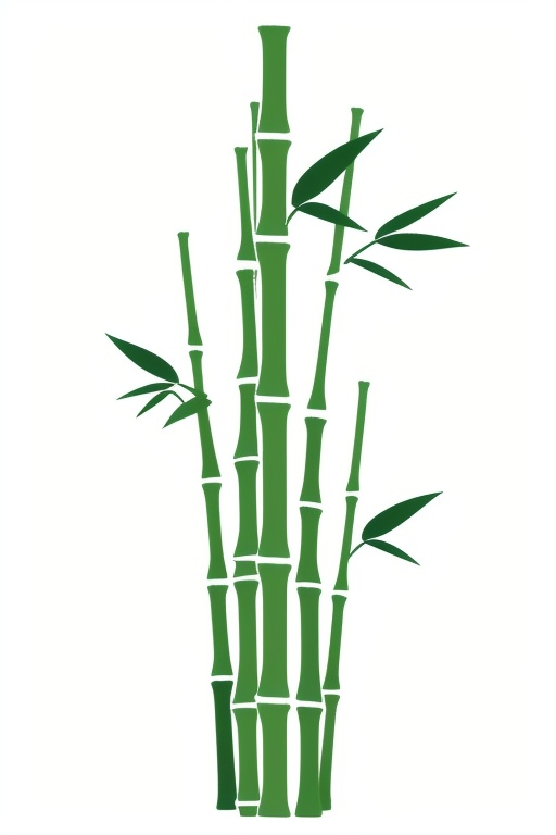 flat design style, white background, bamboo, green theme,<lora:lbc_bamboo_v1.0:0.8>,