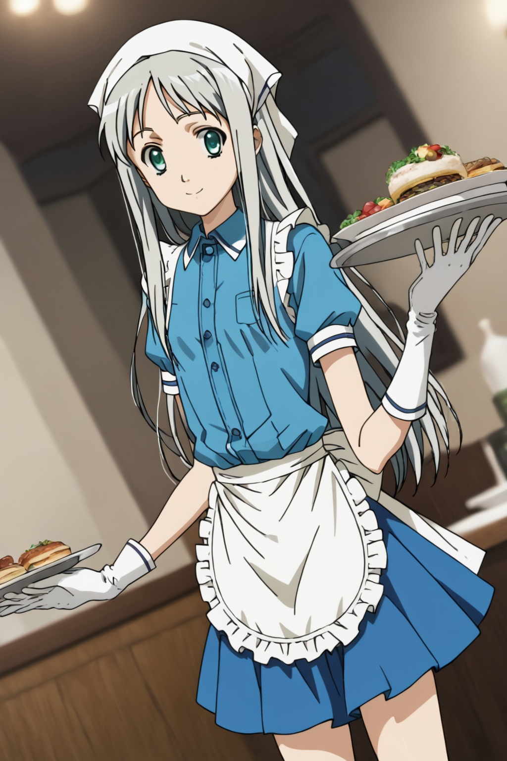 kanda maiko,  long hair,  dgrey hair on Tensor.Art