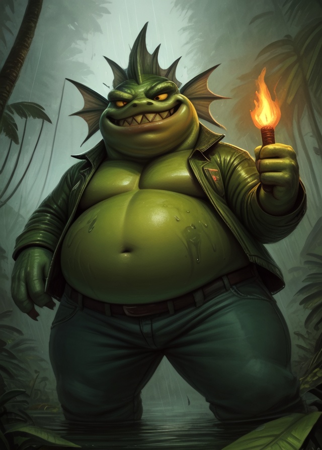 by Patacon,  by Pixelsketcher,  solo (tahm kench \(lol\) on Tensor.Art